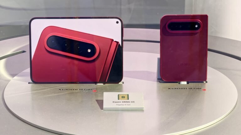 Xiaomi 18 Fold with XRING O3 chip showcased at IFA 2026