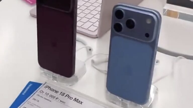 Leaked video shows iPhone 18 Pro Max in Dark Cherry and 18 Pro in Blue