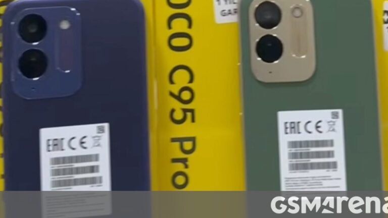 Poco C95 Pro videos show it in three colors, pricing is out too
